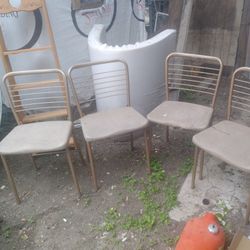 Vintage Cosco Metal Folding Chairs