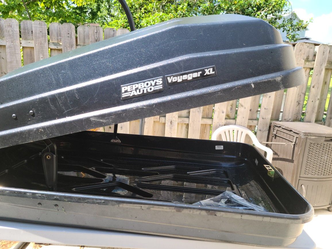 Vehicle Cargo Carrier, Pepboy Voyager Xl, 18 Cubic Feet, Attachments/ key