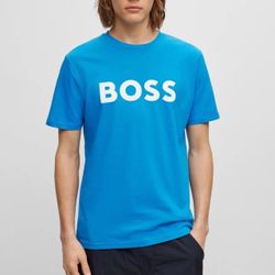 COTTON-JERSEY T-SHIRT WITH RUBBER-PRINT LOGO

