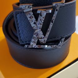 Black LV Belt 