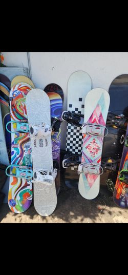 Snowboards Boots And Bindings They Range From $50 To $350