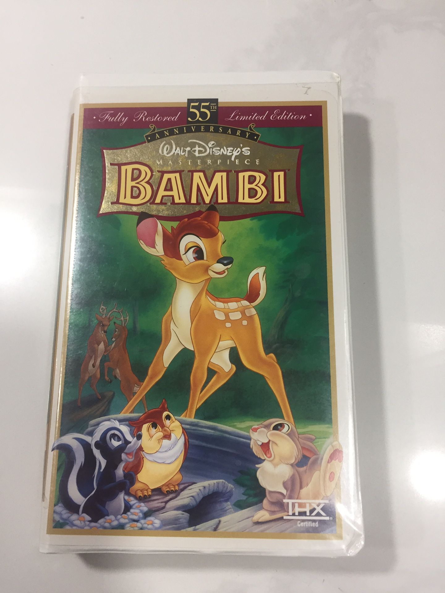 Bambi Disney VHS 55th anniversary