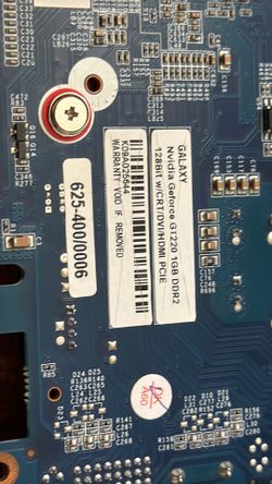 Nvidia Geforce GT220 1gb DDR2