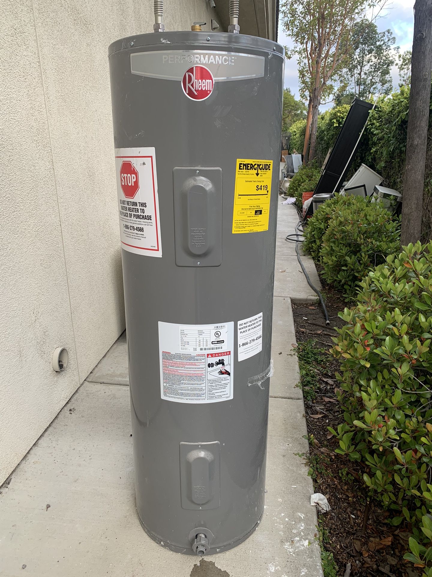 Rheem Performance Water Heater - 2022