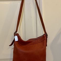 Big Coach Bag - Handcrafted From Natural Cowhide Leather