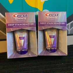 2-crest 3D White Deep Stain Remover 2.1oz 2 For $8