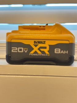 Brand New Dewalt 20V MAX XR POWER-Pack Lithium-Ion 8.0Ah Battery