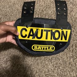 Brand new never used football back plate