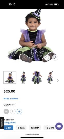 Baby Witch Costume 