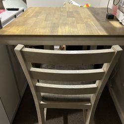 Dining Room Table 4 Person With 4 Chairs 