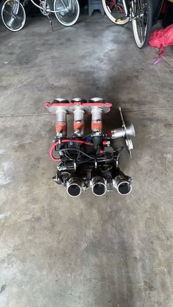 6 Individual Throttle Body (ITB) EFI Intake System w/ Velocity Stacks - Complete Racing Setup
