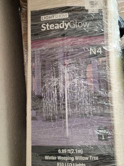 Steady Glow Winter Weeping Willow Tree