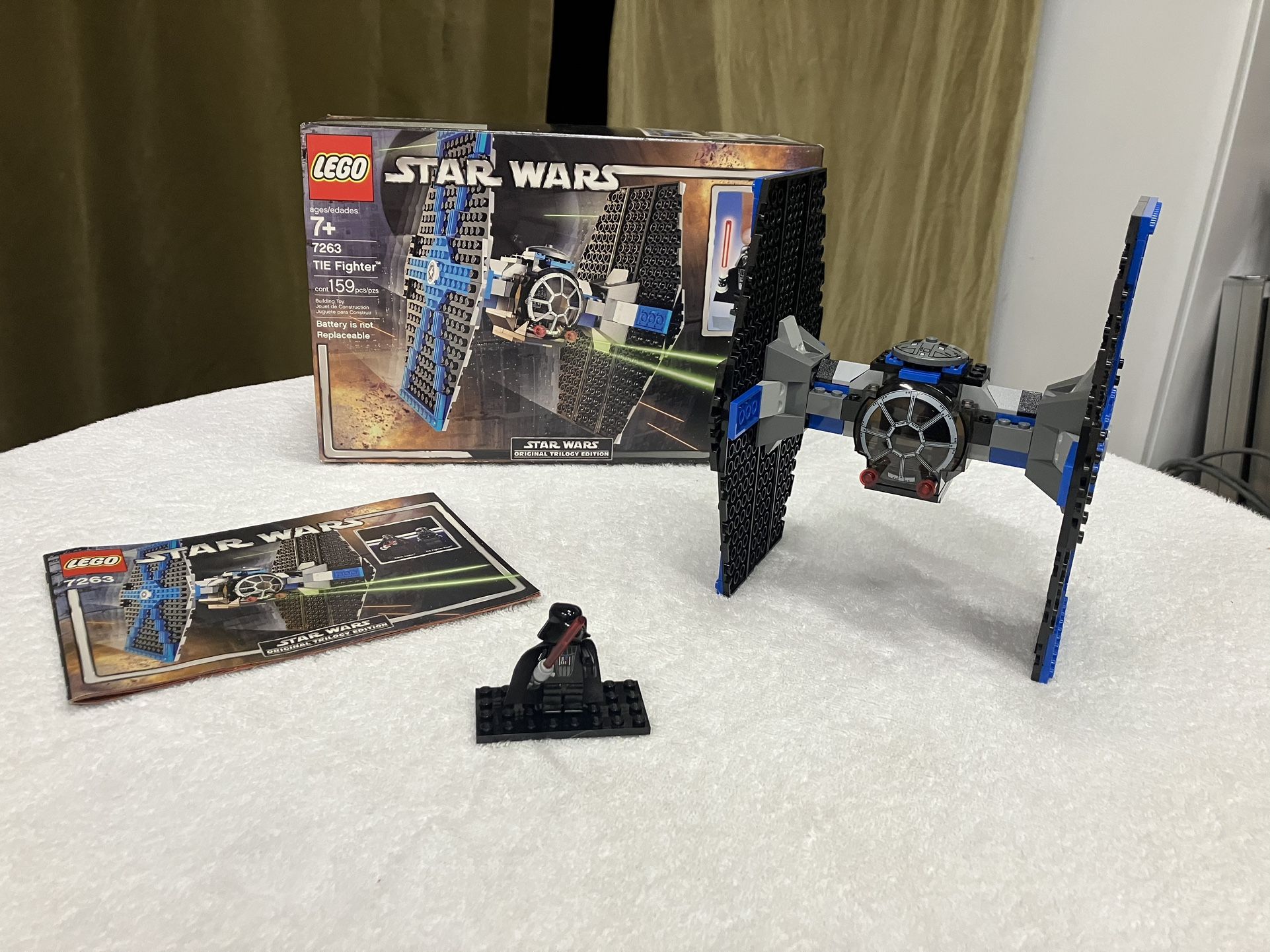 LEGO "Star Wars" Set# 7263 TIE Fighter & Darth Vader!