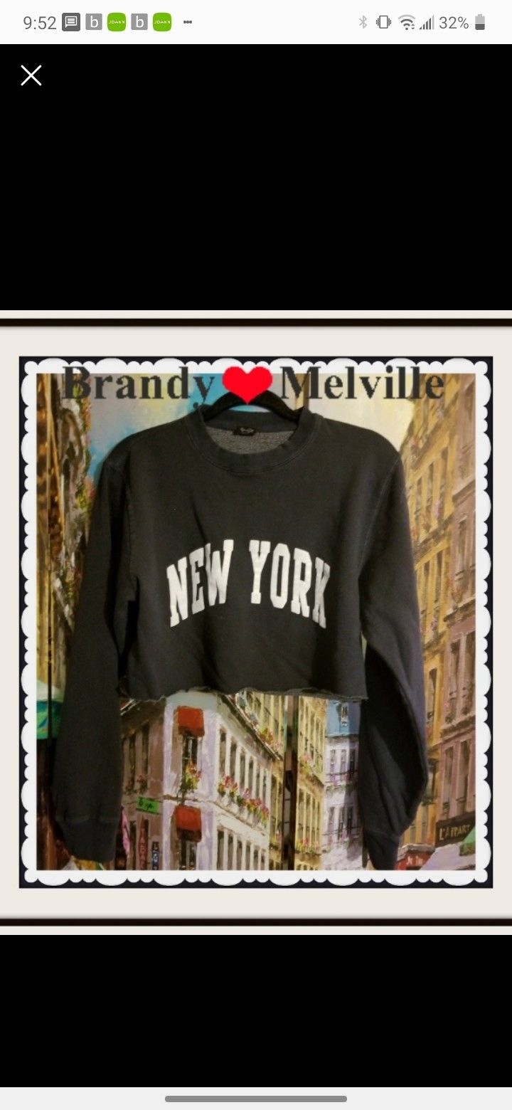 Brand New Brandy Melville New York Sweatshirt