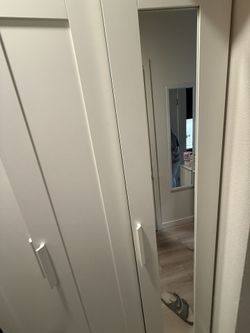 White Ikea Armoire 74x46 - Great Condition