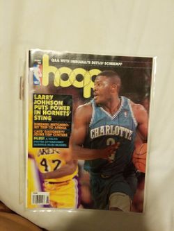 NBA Hoops Magazine Larry Johnson