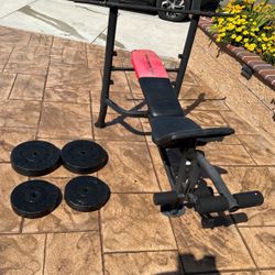 Bench Press With Weights Included
