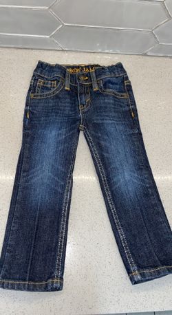 CODY JAMES LITTLE BOYS' NIGHT HAWK DARK WASH STRETCH SLIM STRAIGHT JEANS