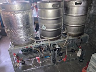 Home Brew Stand with 3 Kettles