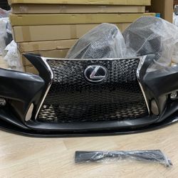 2006-2013 Lexus IS250 IS350 Conversion to 14+ F-Sport front bumper + Lip+FOG