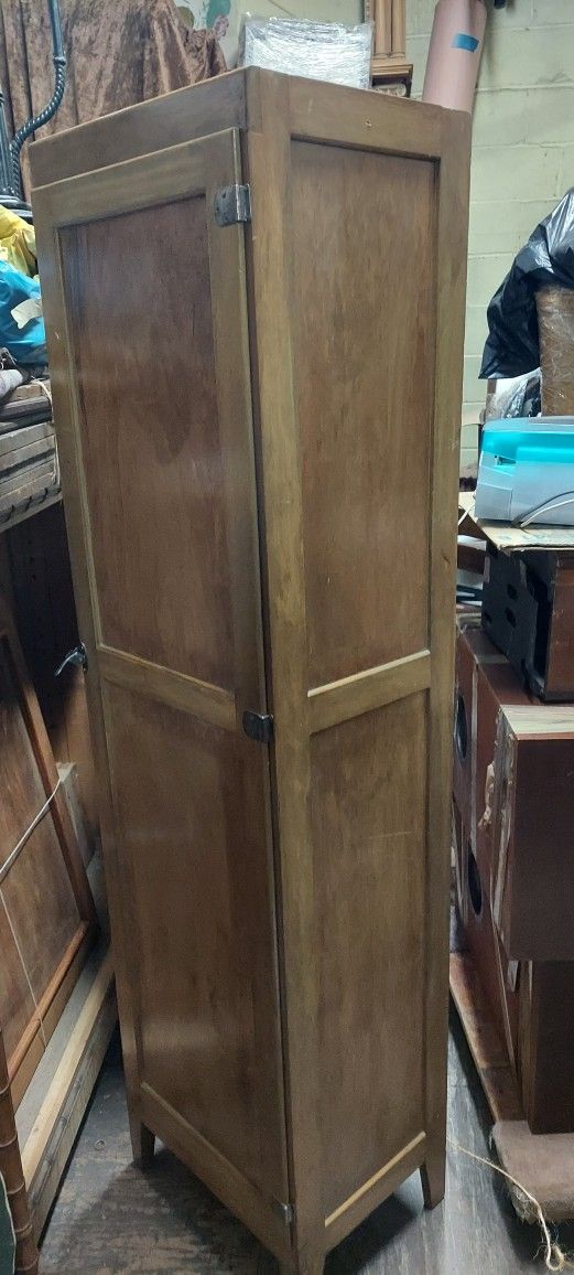 Pine Veneer Storage Cabinet