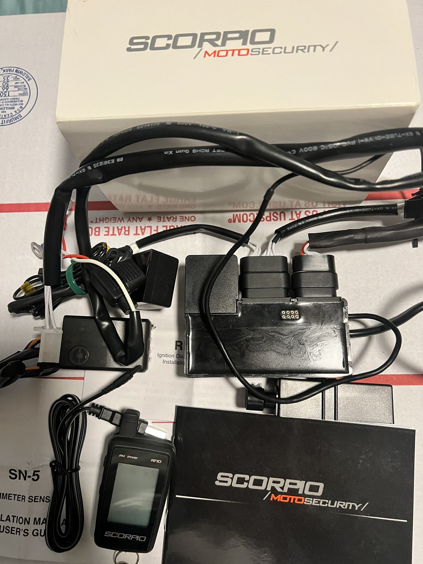Scorpio Alarm SRX-900 RFID Motorcycle Alarm for Sale in Waipahu