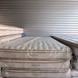 Luxury Saatva & Tempur-Pedic Mattresses – 50-80% Off!     •    Brand New, Minor Blemishes (Nothing That Affects Comfort)     •    King, Queen, Full, T