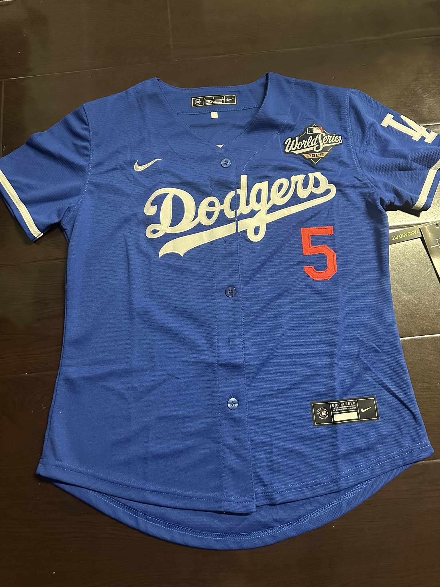 2025 World Series Freeman LA Dodgers MLB Jersey - Brand New - Size Women L