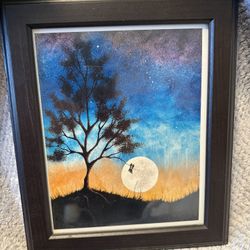 Nighttime Landscape Painting 