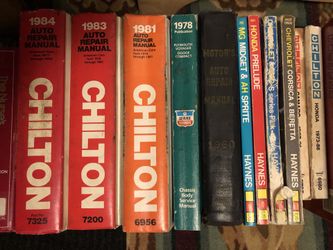 Automotive Repair Manuals.