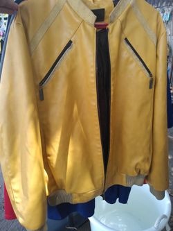 Leather emporio Italian style jacket