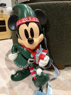 SALE!  2024 Disneyland Mickey Mouse Christmas Elf Popcorn Bucket
