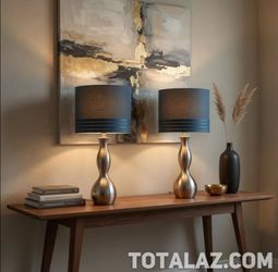 Mid-Century Modern Table Lamp Set