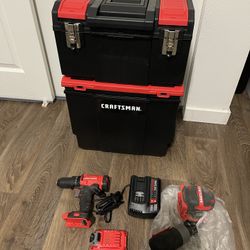 Craftsman Electric Tools, Toolbox, and Misc.