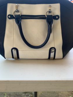 Charming Charlie Purse Blue & White