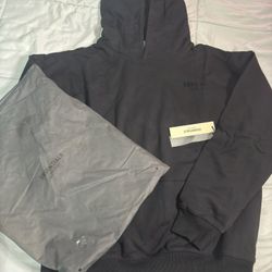 Black Essentials Hoodie 