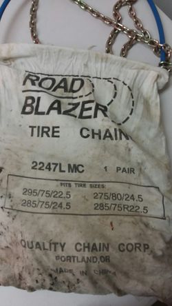 Road blazer tire chains