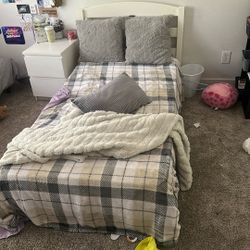 Twin Bed With Mattress 