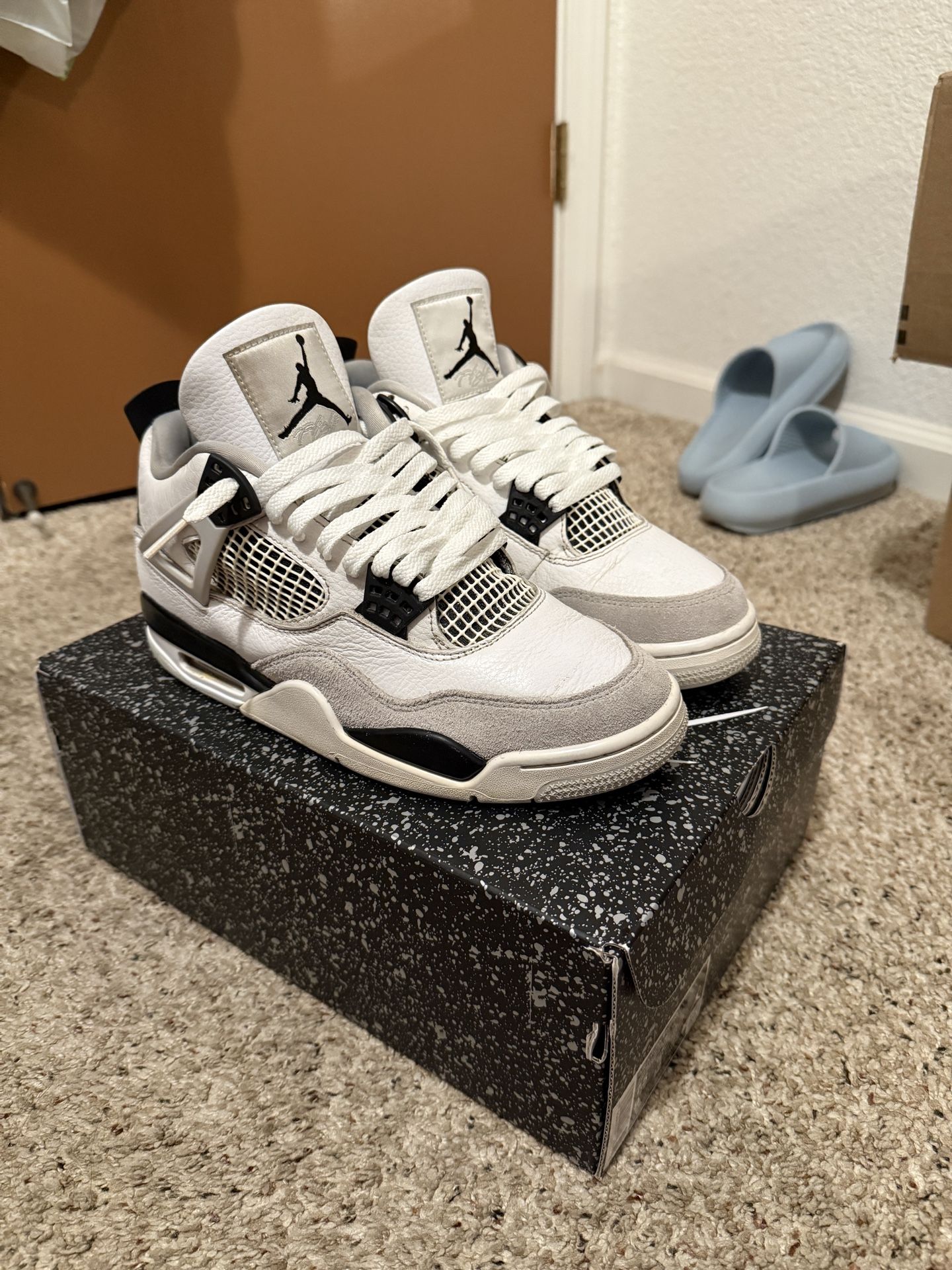 Jordan 4 Military Black Size 8 Could Fit A 7.5