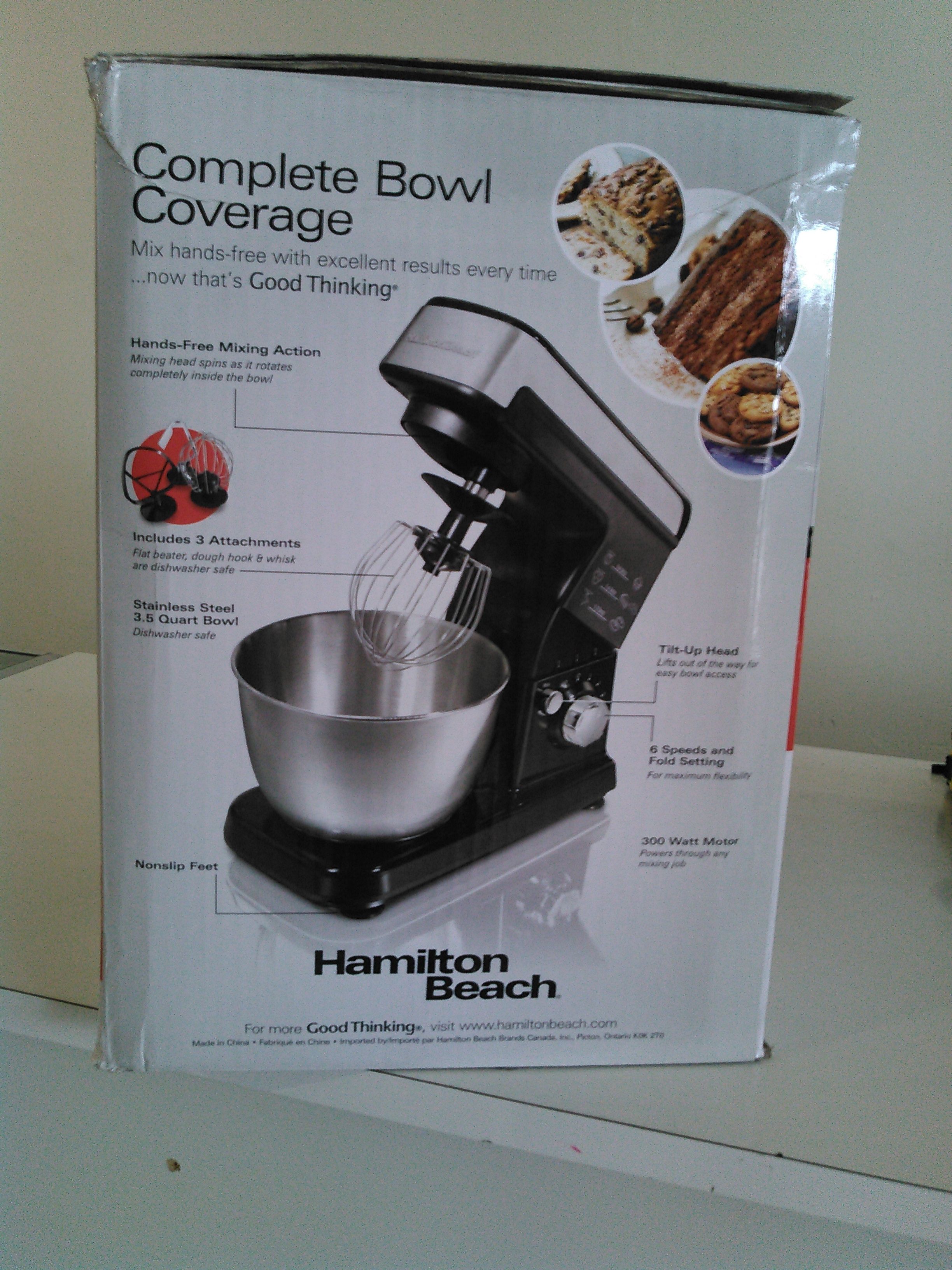 Hamilton Beach 3.5 Quart Stand Mixer #63327