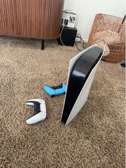 PS 5 with 2 controllers