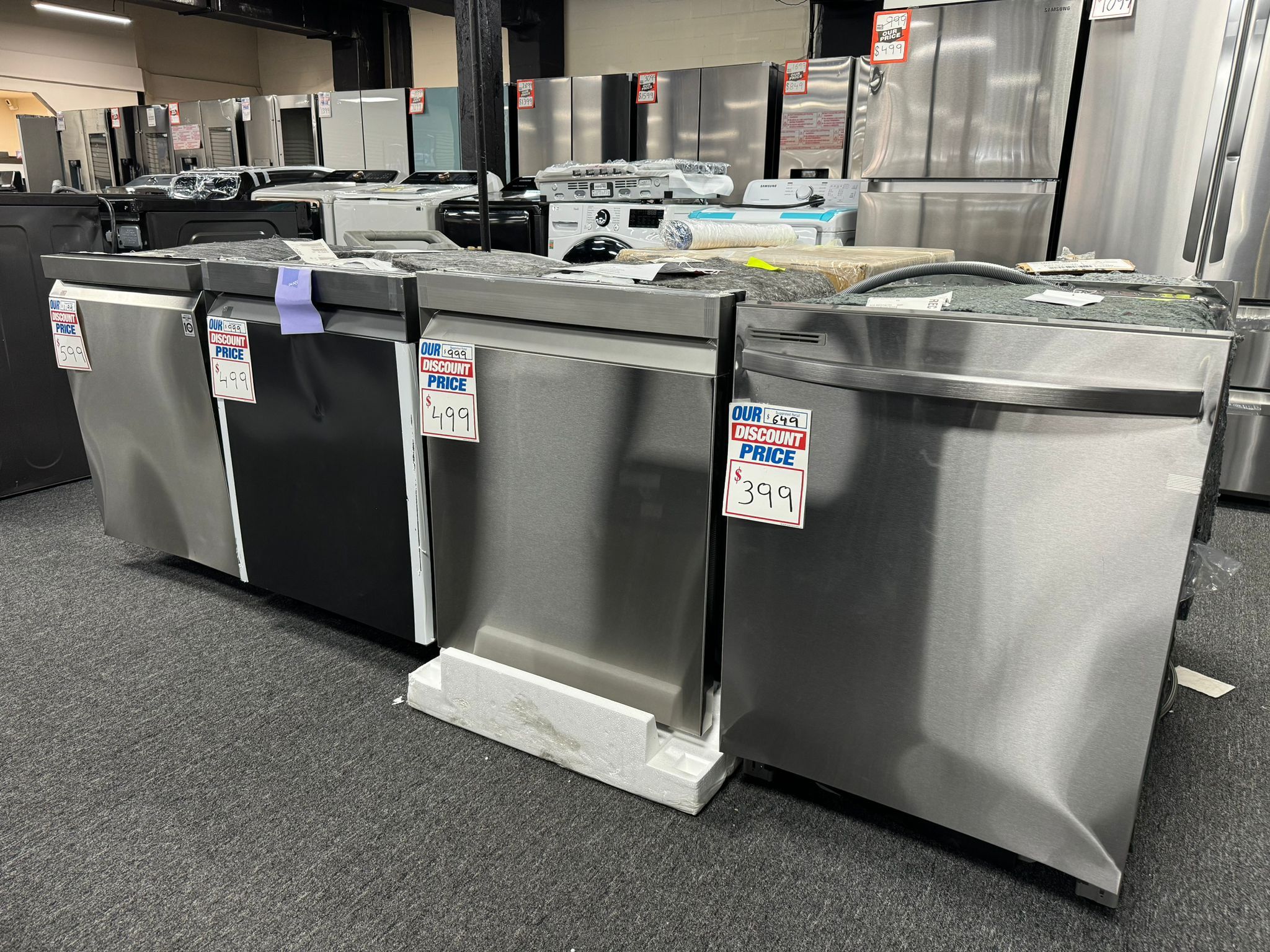 New Scratch & Dent Dishwashers Starting At $399. Delivery & Installation Available