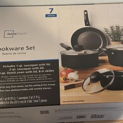Mainstays  7 Pc Cookware Set