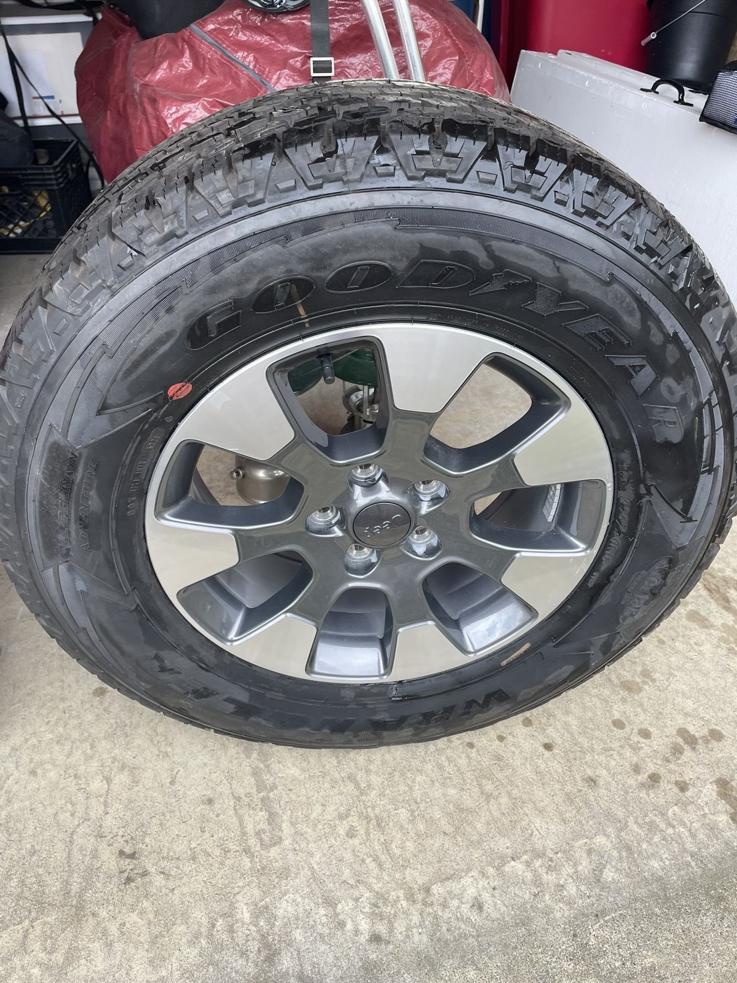 Brand New Jeep, Rubicon, Goodyear, Spare Tire