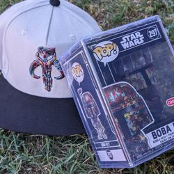 Funko X Futura Star Wars - Boba Fett Futura 297 POP! With Limited Snapback Hat