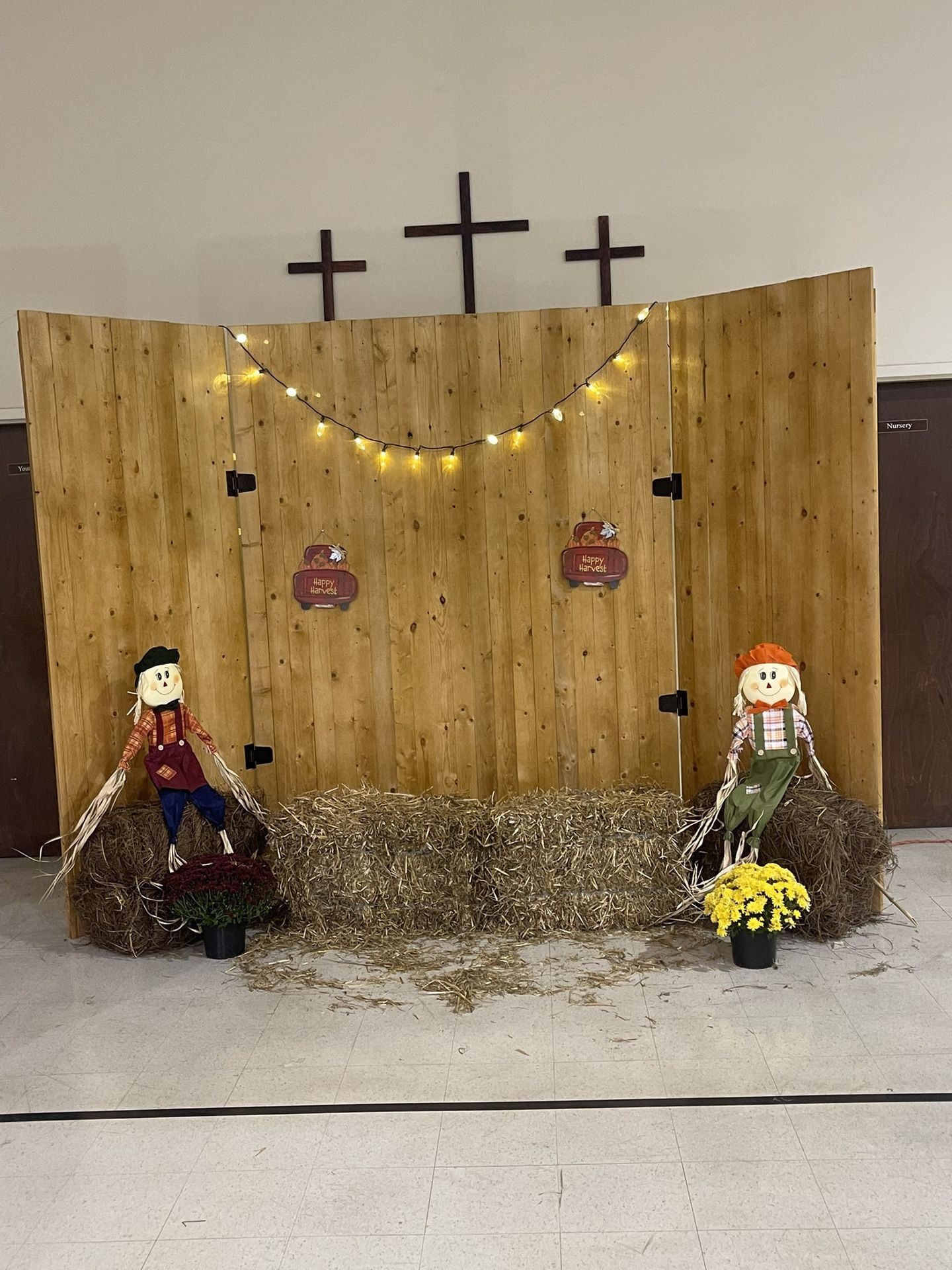 Custom Wooden Backdrop