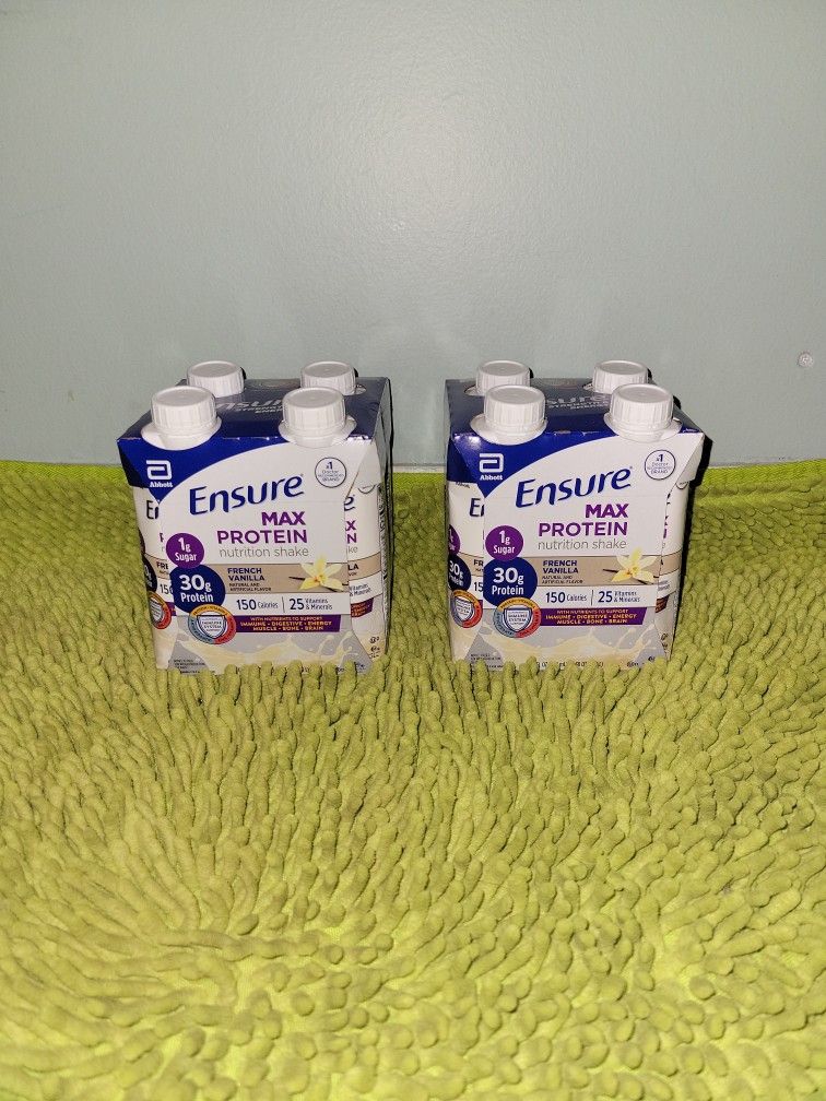 2 Pack 4 Ensure 11oz French Vanilla