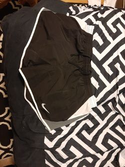 Large Nike silk shorts