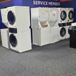 Washer/dryer Towers 0to55 Down Financing No Credit