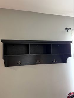 Coat rack with bench